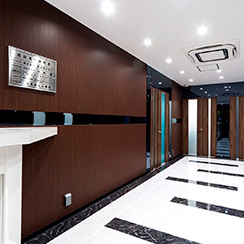 きれいなエントランス